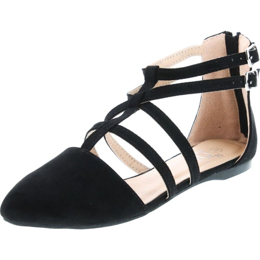 Betani Abela-1 Black Womens flats-shoes 7 NEW